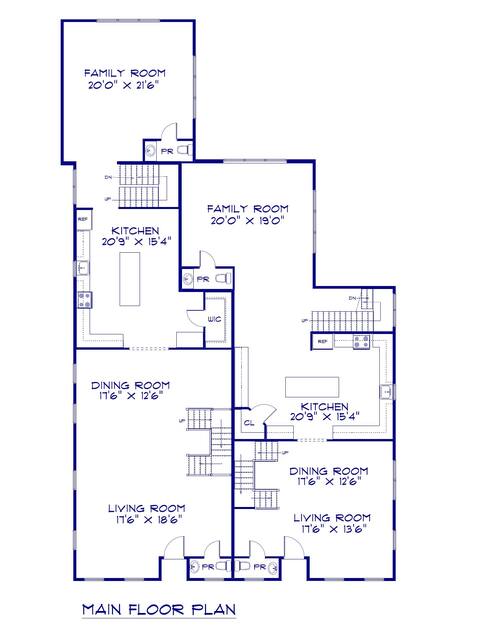 Main floor plan